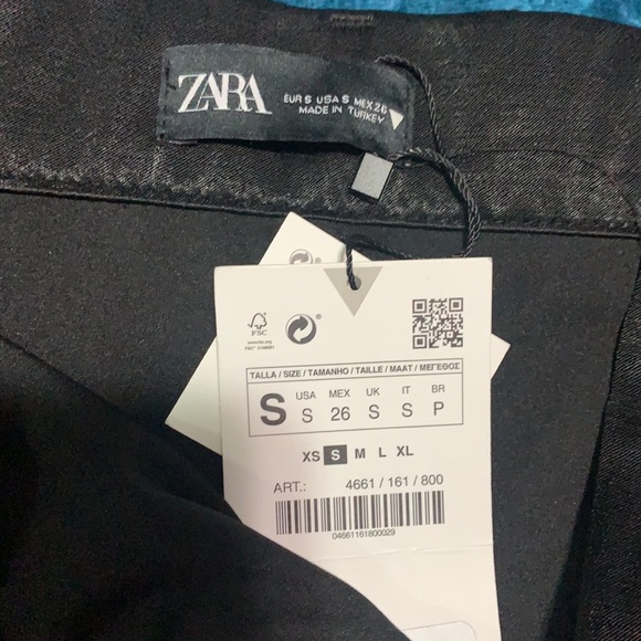 Black Zara shorts brand new - Picture 4 of 4